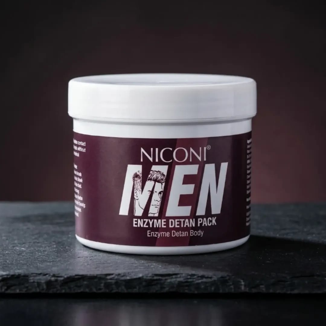 NI MEN Enzyme De-Tan Pack for Face & Body – Tan Removal & Skin Brightening (300g)