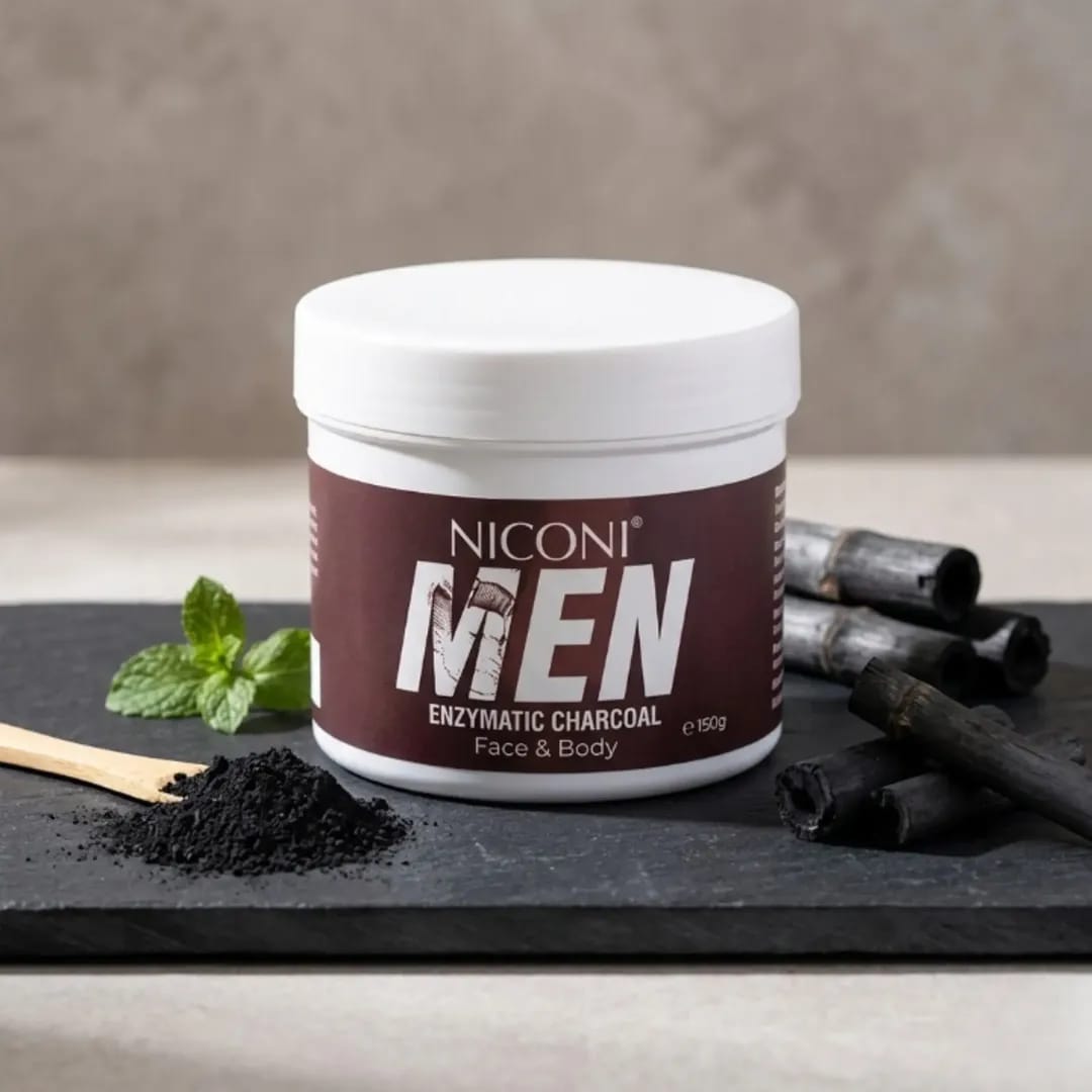 NI MEN Enzyme De-Tan Pack for Face & Body – Tan Removal & Skin Brightening (300g)